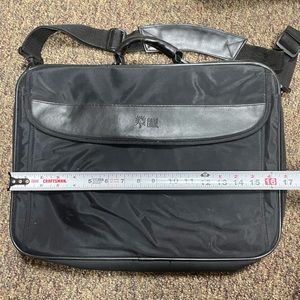 Black Case logic padded laptop bag 16.5”x13”. Very sturdy but lightweight.